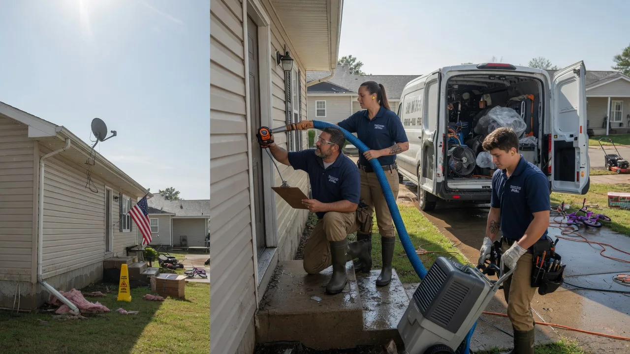 Ceiling Water Damage Restoration in Comfort, TX near me